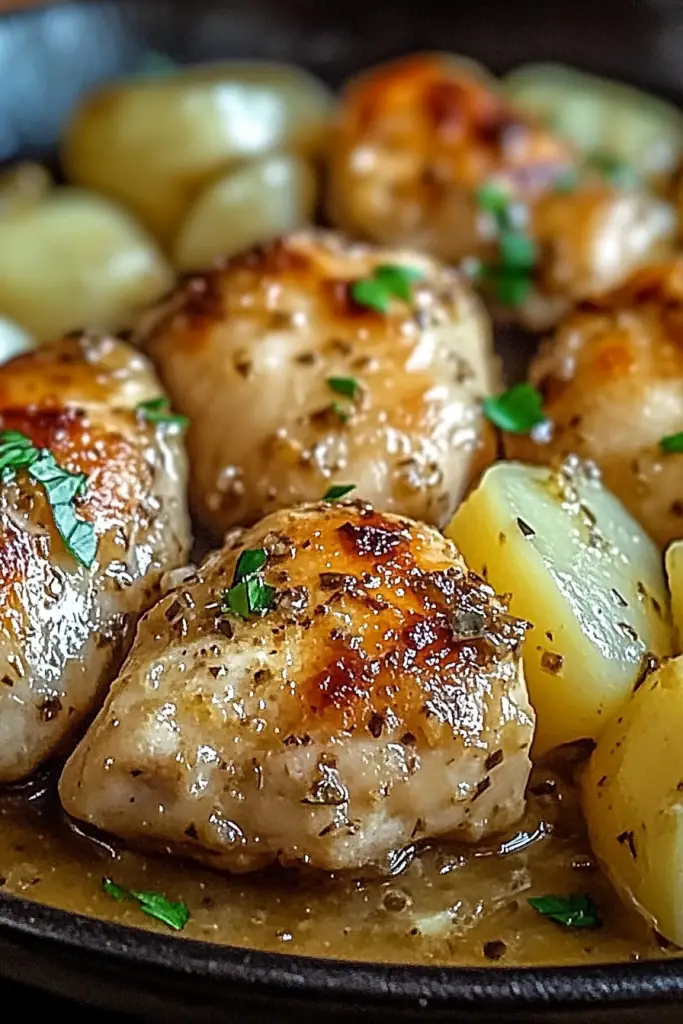 Garlic Parmesan Chicken Potatoes