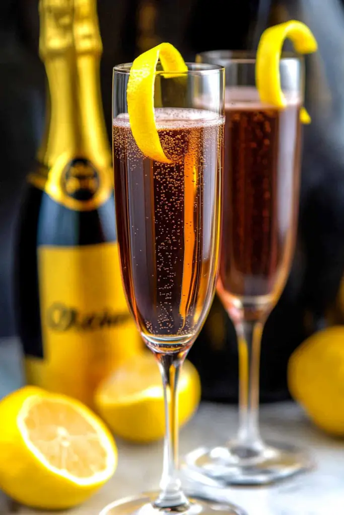 Kir Royale Champagne Cocktail