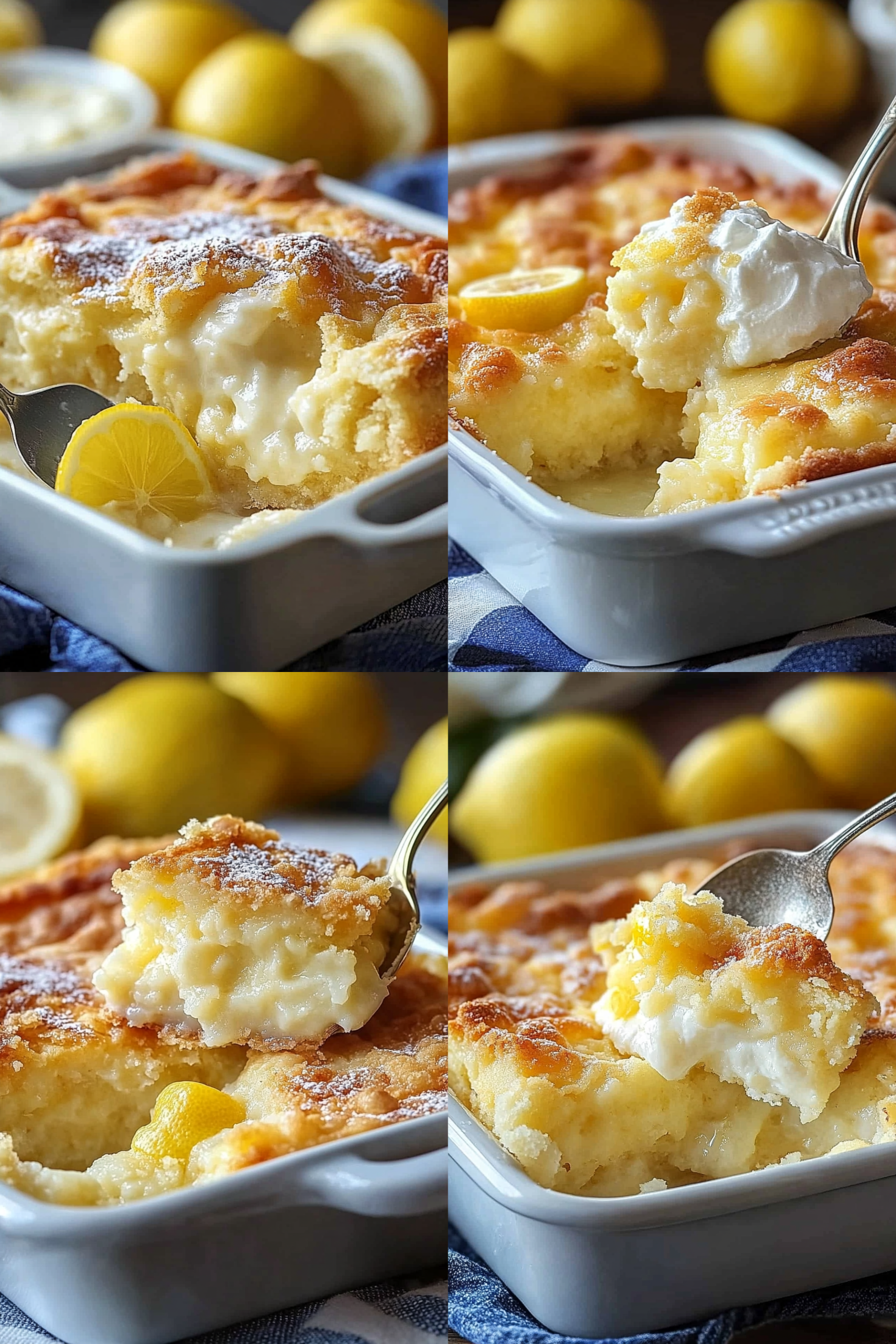 Lemon Cream Cheese Dump Cake