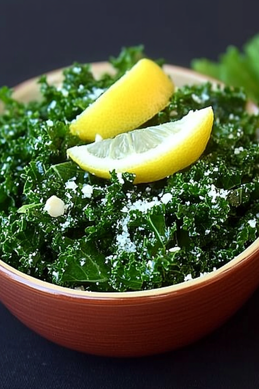 Lemon Parmesan Kale Salad