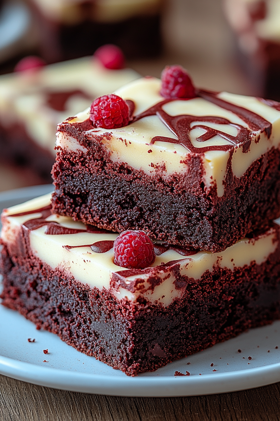 Red velvet brownies