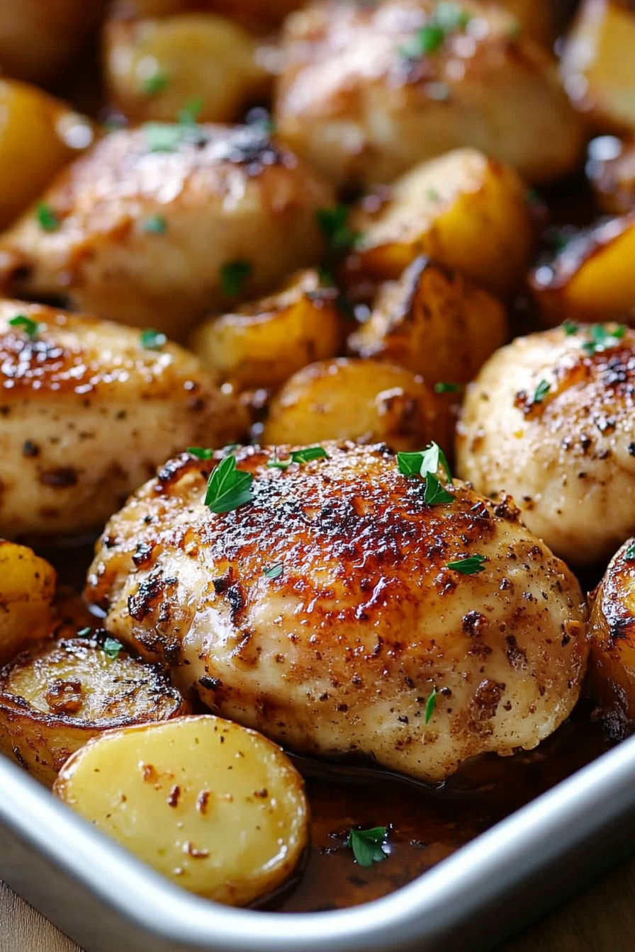 Sheet Pan Chicken Potatoes