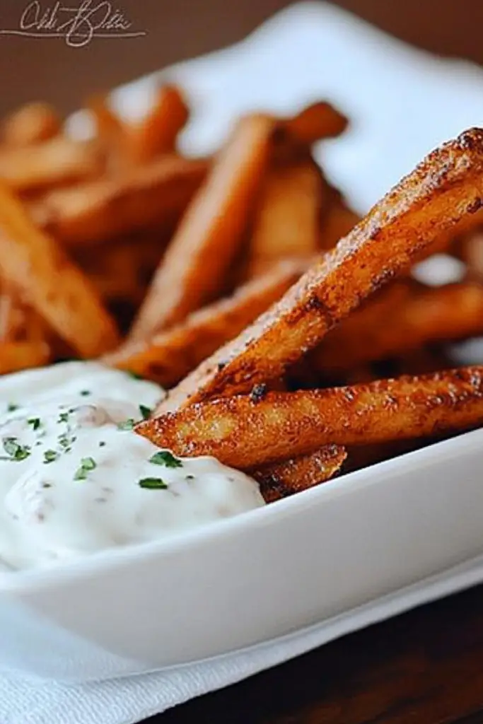 baked chipotle fries