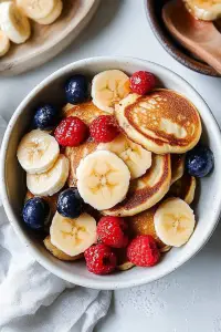 banana cereal pancakes