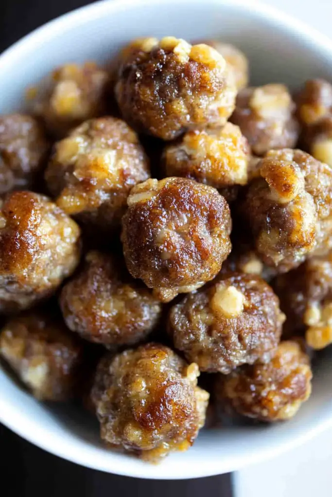 breakfast meatballs