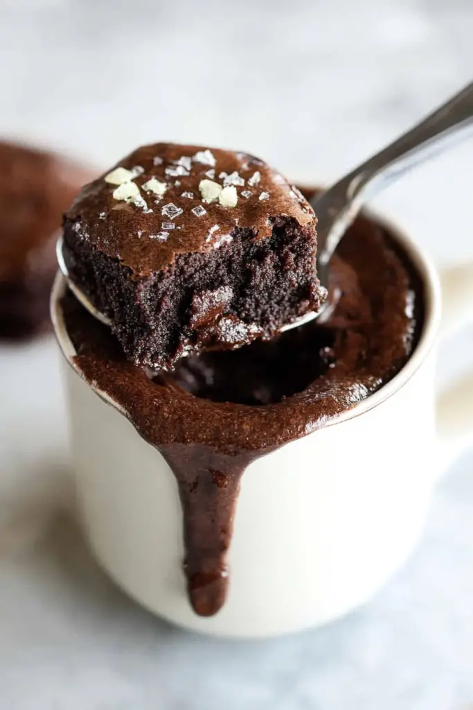 brownie in a mug