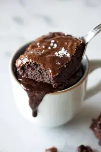 brownie in a mug