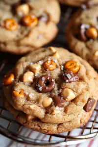 butterscotch pretzel cookies