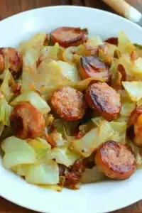 cabbage sausage dinner