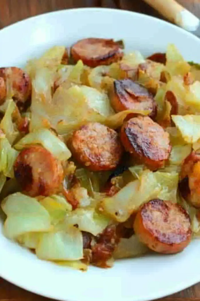 cabbage sausage dinner