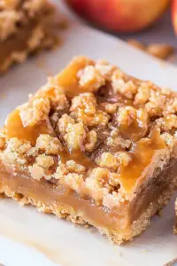 caramel apple bars