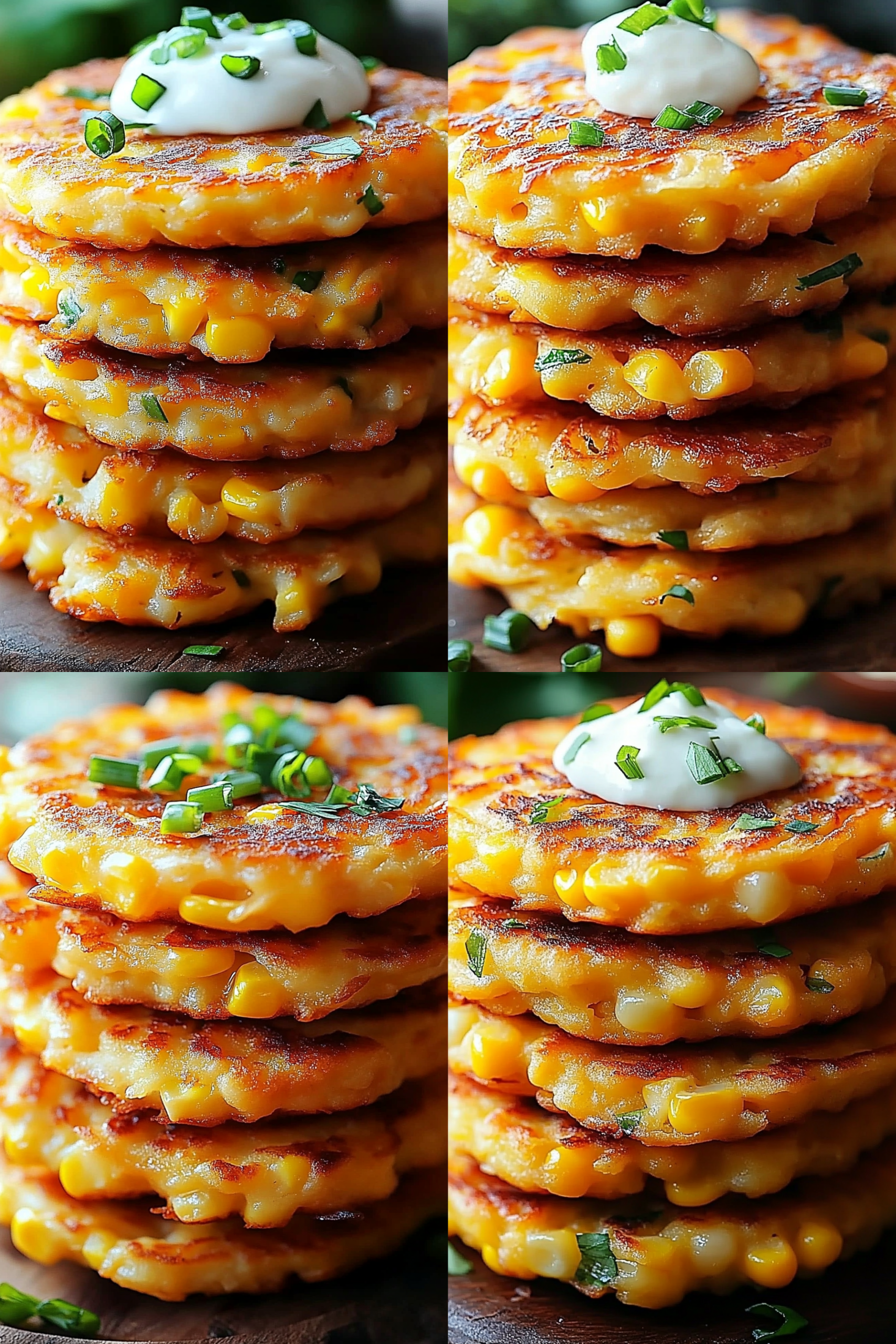 cheesy corn fritters