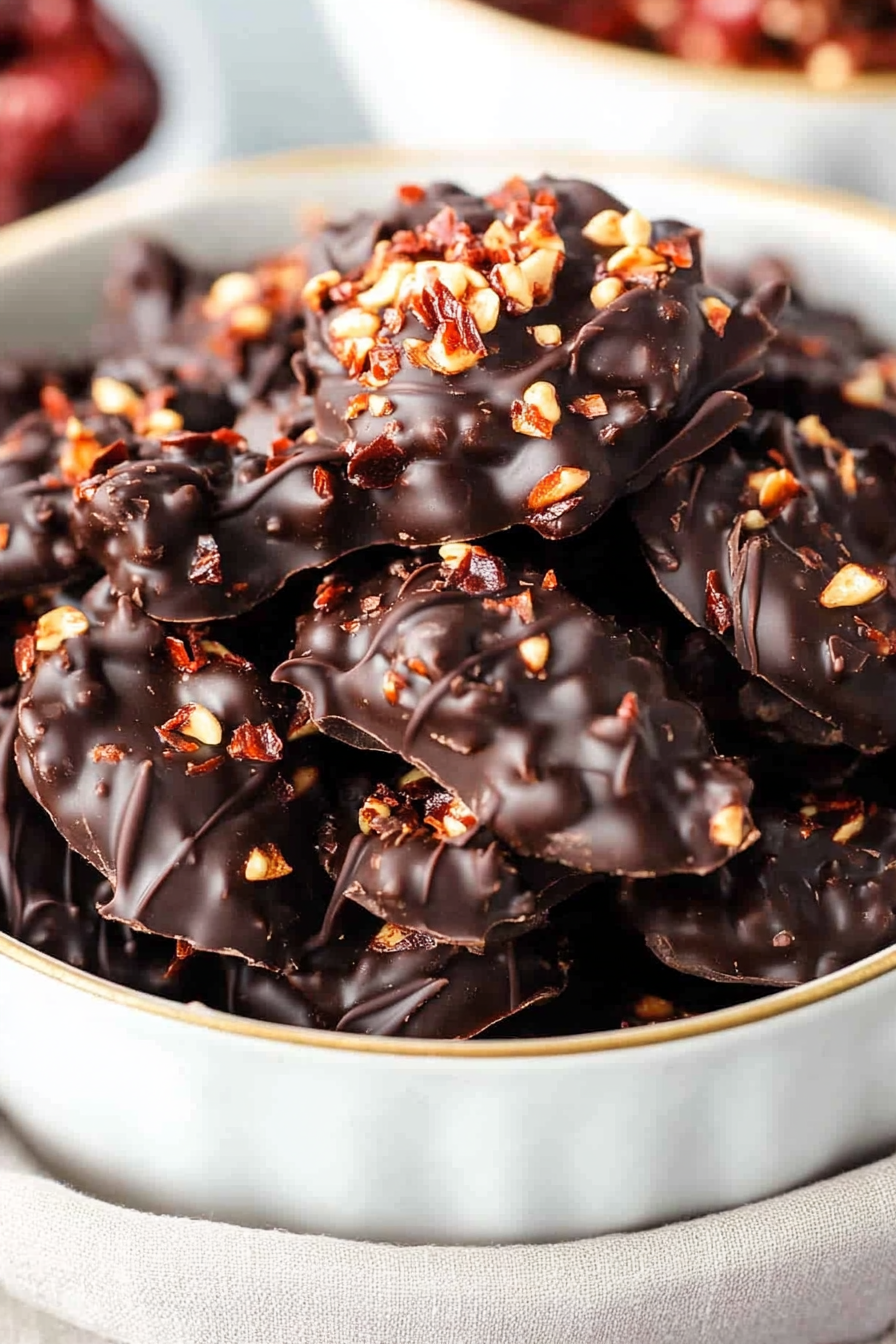 chilli chocolate clusters