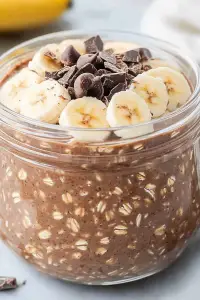 chocolate banana oats