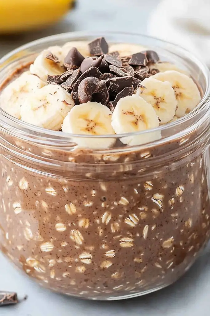 chocolate banana oats