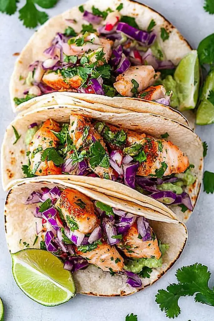 cilantro lime fish tacos