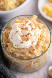 creamy pasta pudding