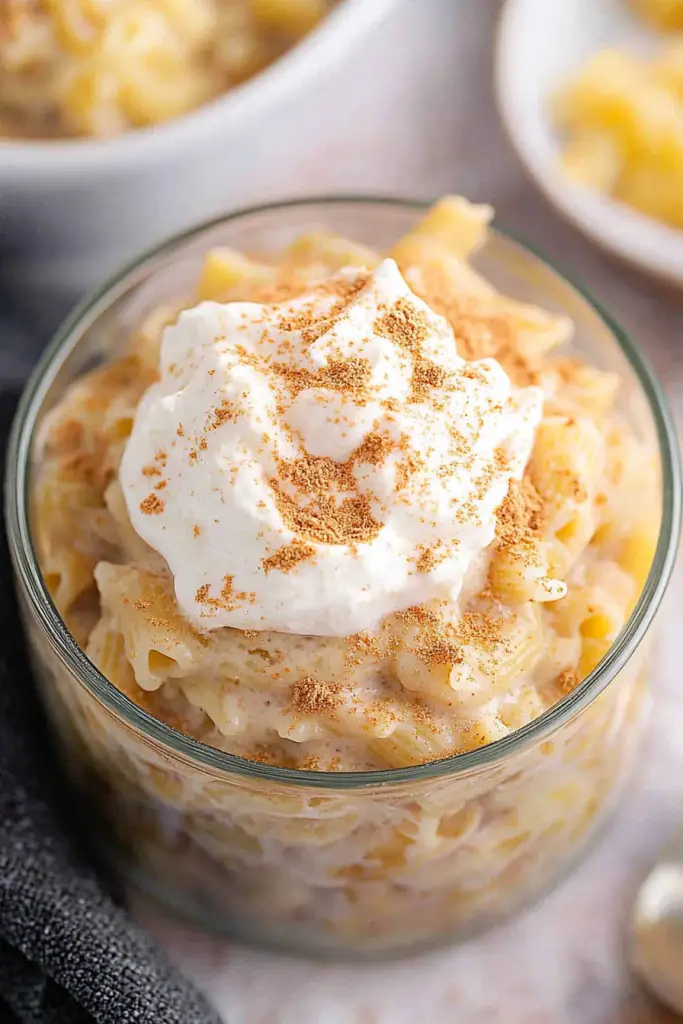 creamy pasta pudding
