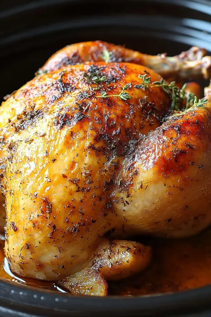 crockpot whole chicken