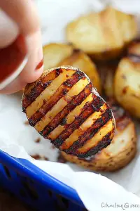 grilled potatoes