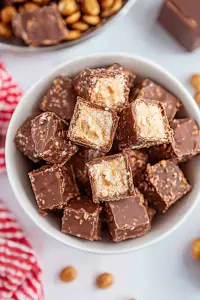 homemade candy bar bites