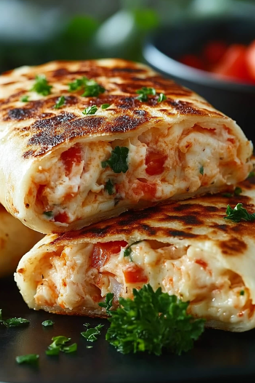 low carb crab melt