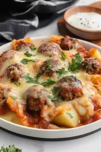 meatball potato bake