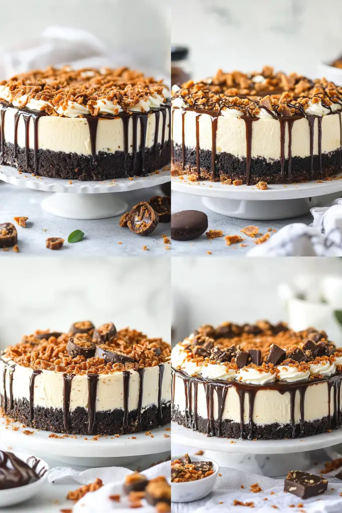 no bake Samoa cheesecake