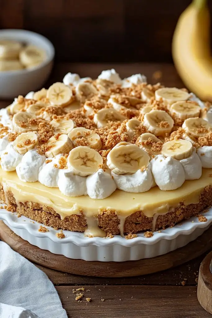 peanut butter banana pie