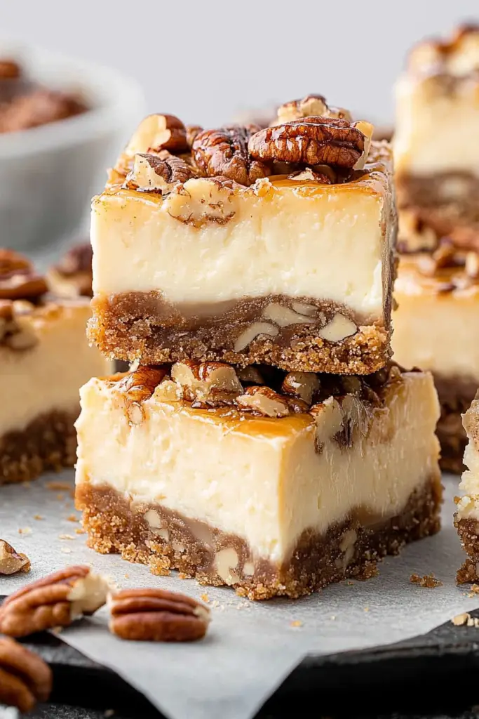 pecan cheesecake bars recipe