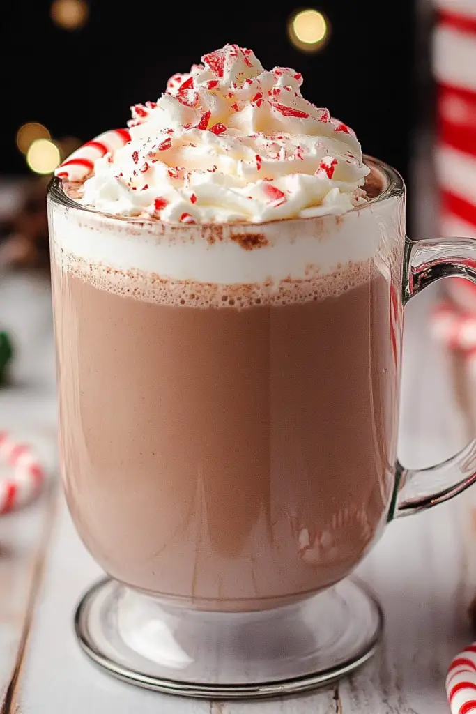peppermint hot chocolate
