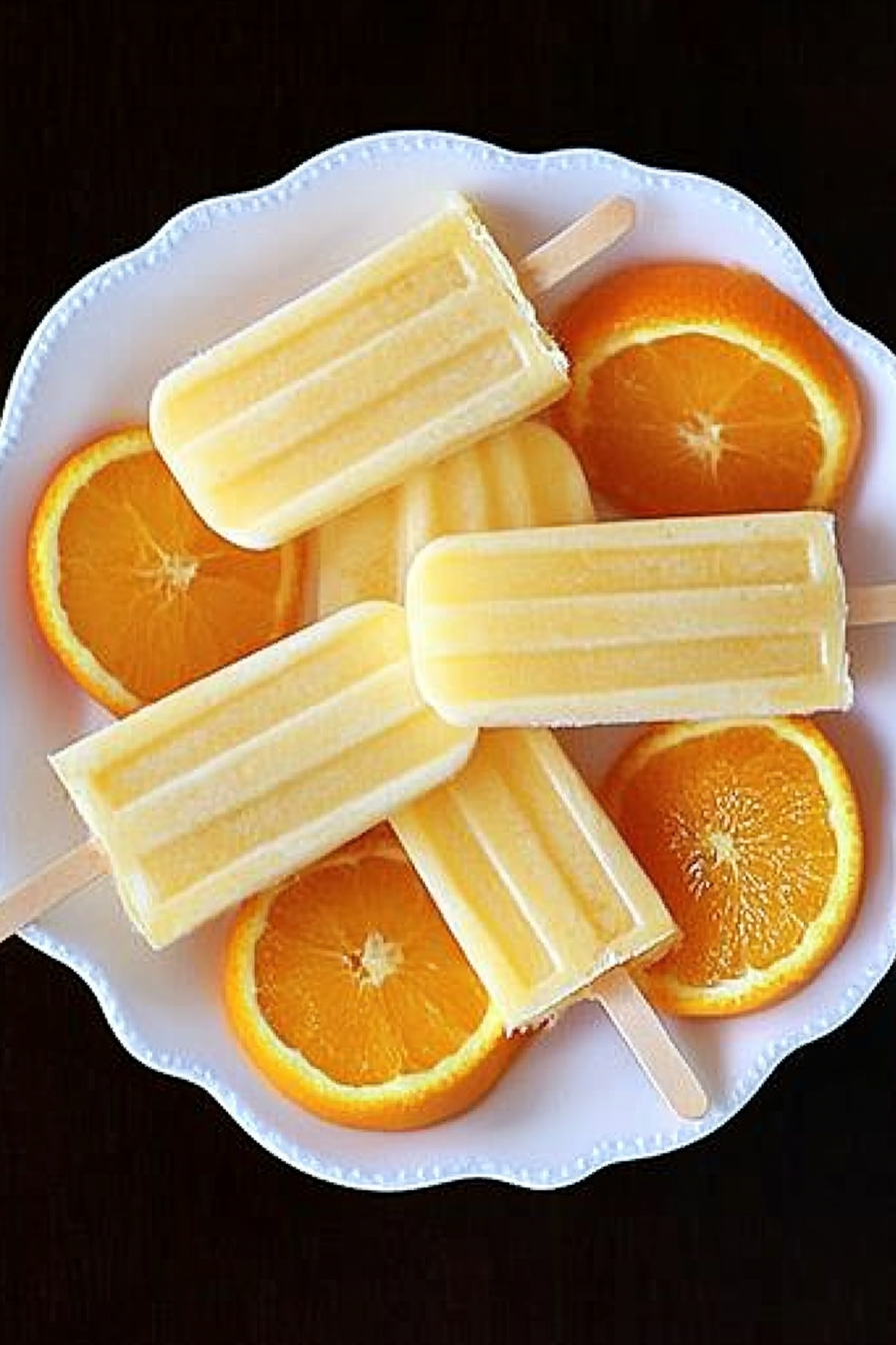 pineapple orange banana popsicles