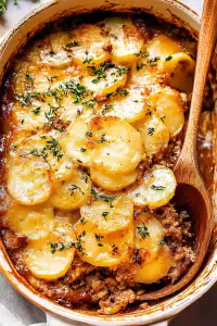 potato beef bake