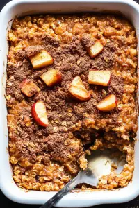 pumpkin apple baked oatmeal