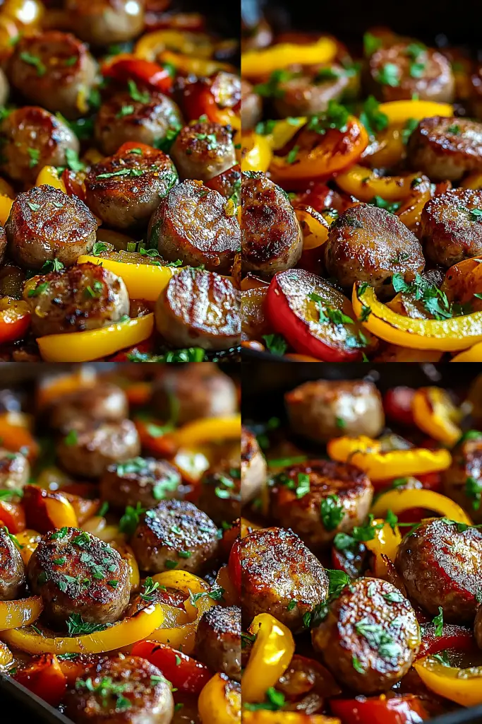 sausage peppers onions
