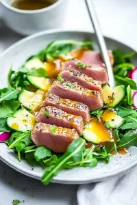 seared tuna salad