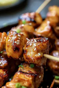 teriyaki chicken skewers