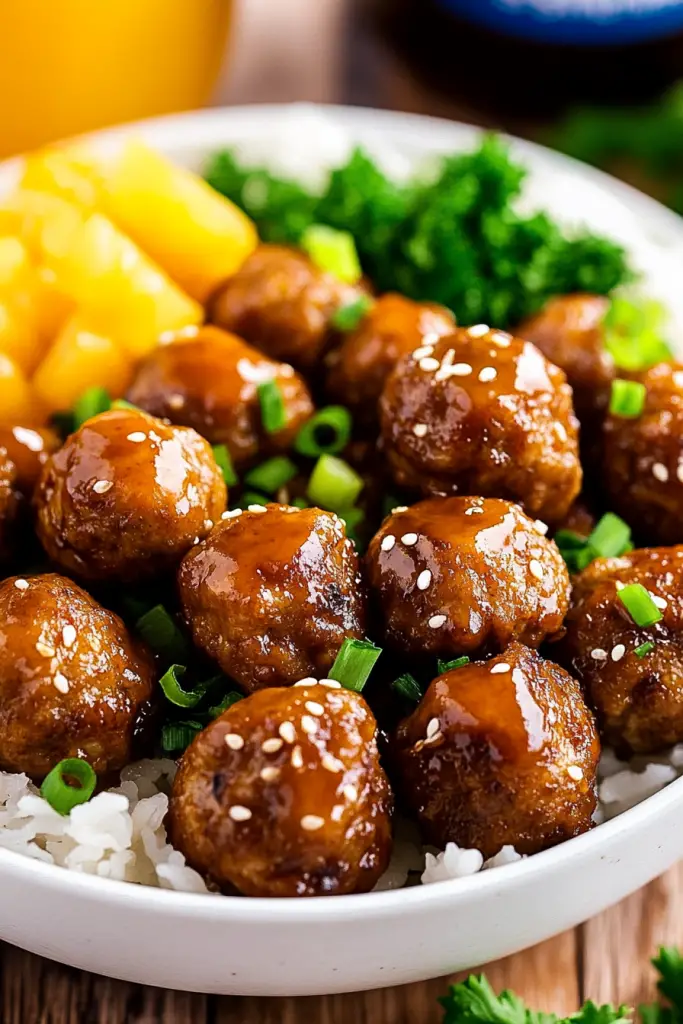 teriyaki meatballs