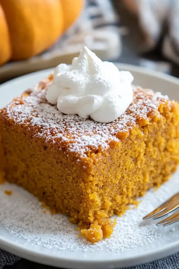 thick pumpkin cake
