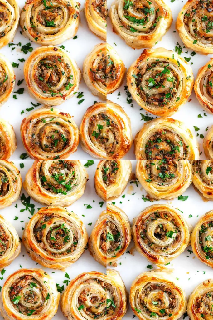 tuna puff pastry pinwheels