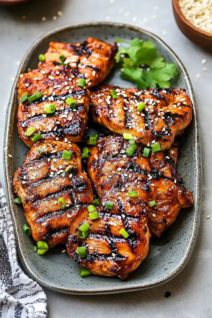 Asian grilled chicken