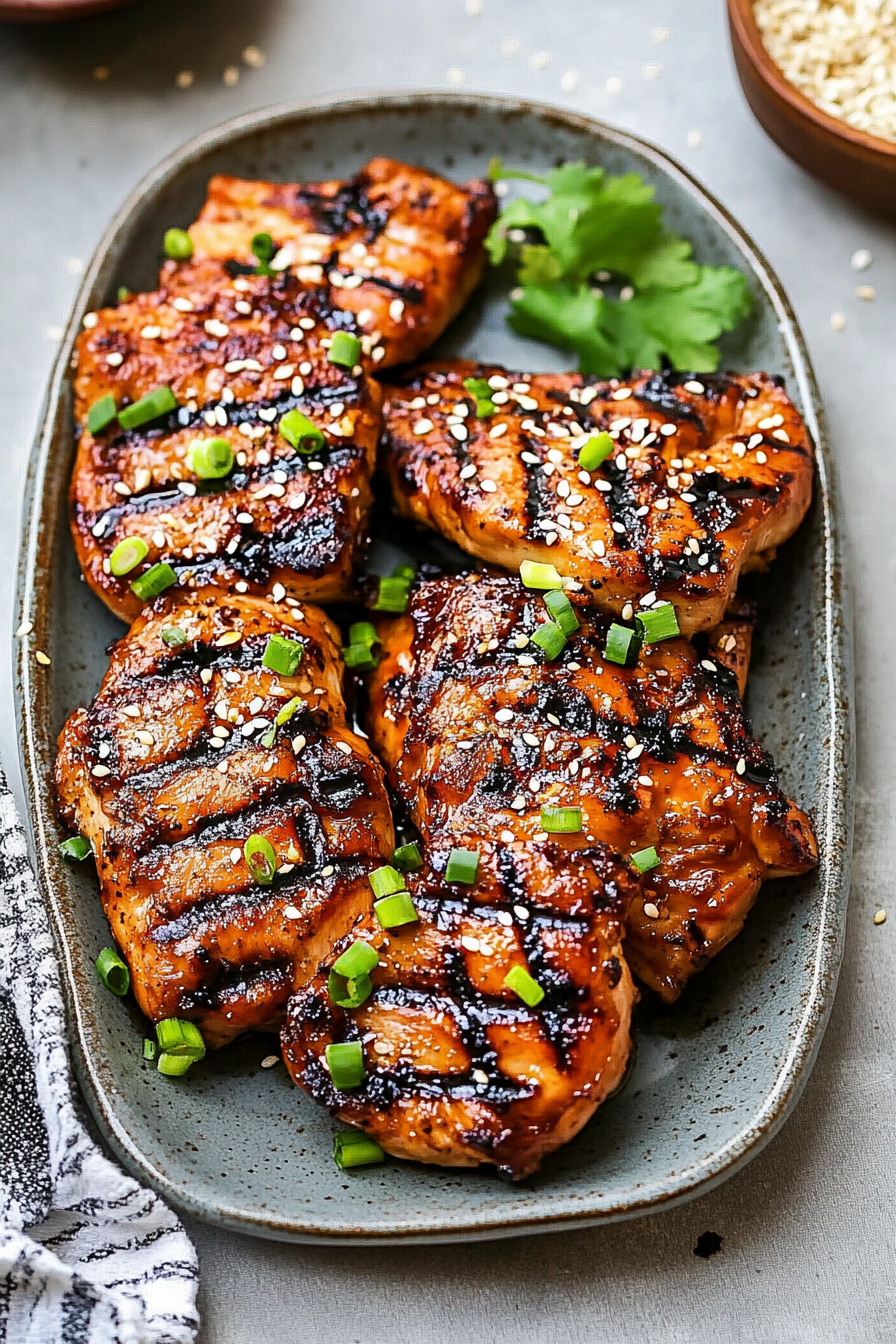 Asian grilled chicken