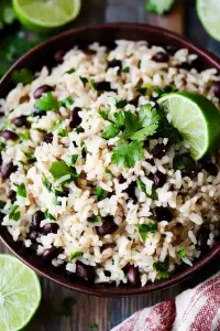 cilantro lime rice black beans