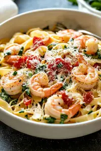creamy shrimp pasta