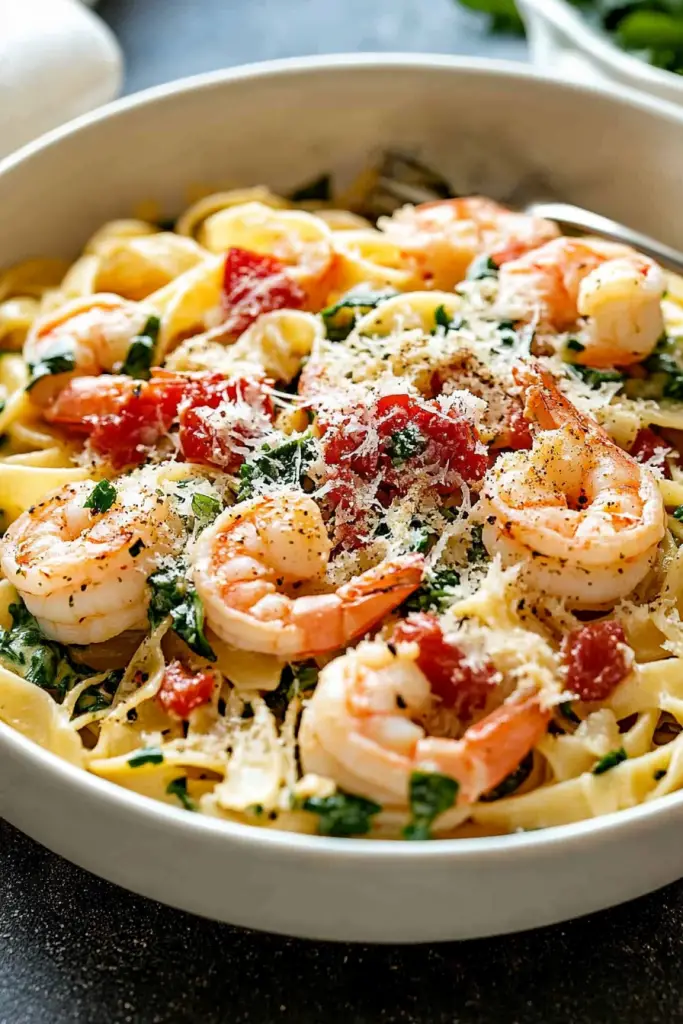 creamy shrimp pasta