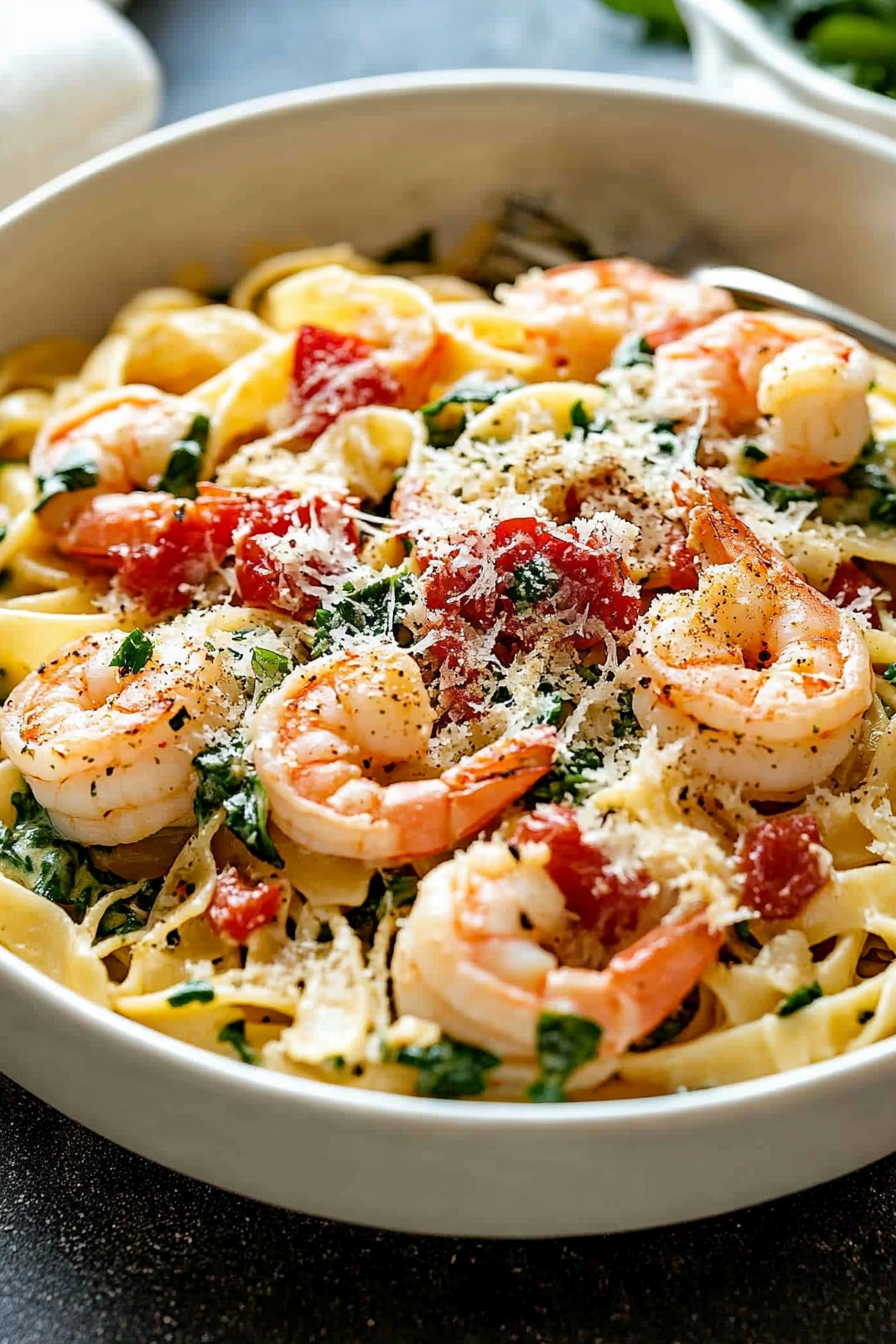 creamy shrimp pasta