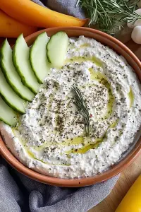 Greek cottage cheese dip