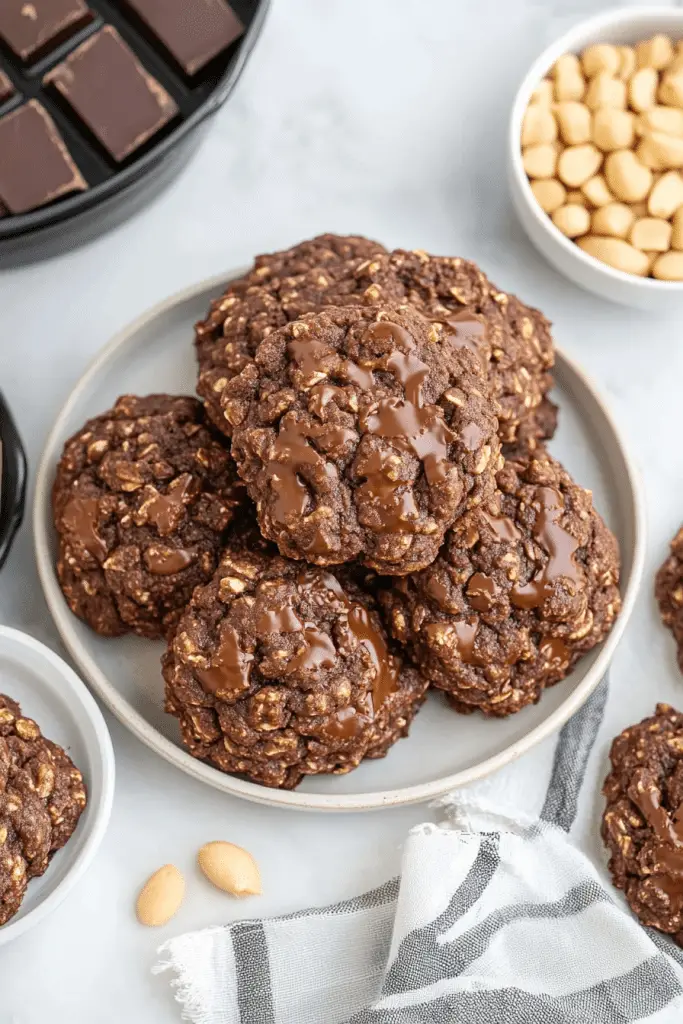 chocolate peanut butter cookies