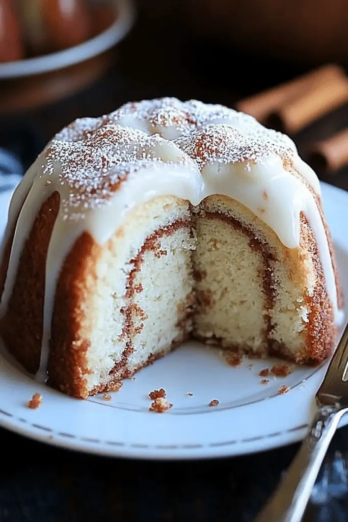cinnamon roll pound cake