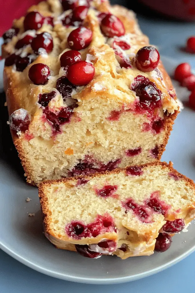 cranberry orange loaf